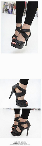 【ＥＳ】Gmarket高跟絲帶鞋+特價包 – 鞋超超超美的!!!!