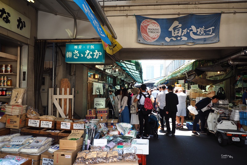 【東京景點】築地市場 東京必訪!美食多,築地市場乾淨整齊很好逛!