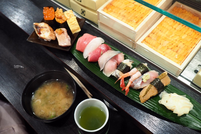 《東京美食》築地市場,市場すし Ichiba Sushi 午餐,握壽司好美味!