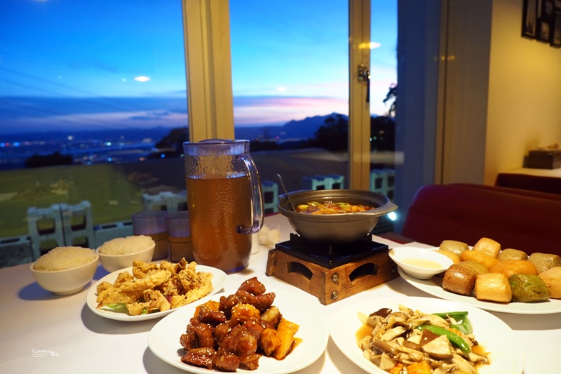 夜。後花園景觀餐廳｜陽明山餐廳,浪漫夜景超美!有中餐西餐可選!