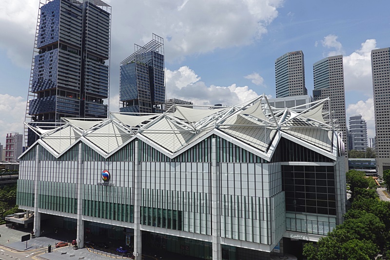 新加坡濱華大酒店｜新達城旁,房內可看摩天輪夜景,位置超好的新加坡住宿推薦