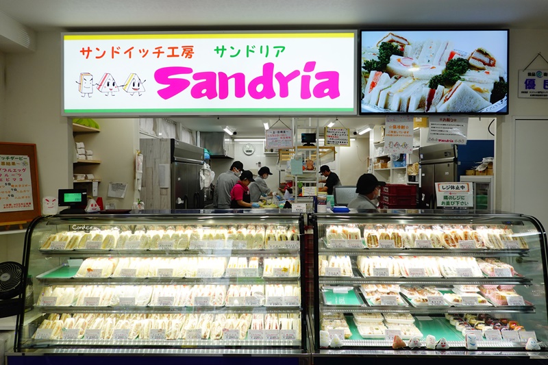 Sandria｜24小時開的札幌三明治名店!招牌蛋沙拉火腿三明治必吃!