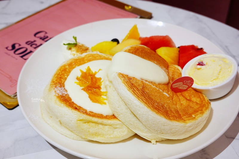 Café del SOL 福岡人氣第一鬆餅｜鬆餅或義大利麵都好吃!台北舒芙蕾鬆餅推薦!