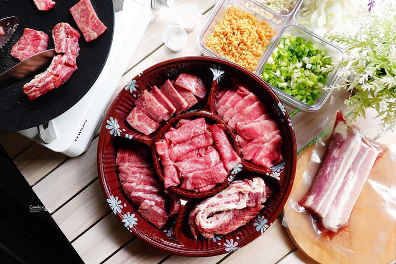 宅配燒肉!鄰家鮮生VS蘭亭燒肉 和牛極緻料理!在家爽吃日本澳洲和牛! @陳小沁の吃喝玩樂