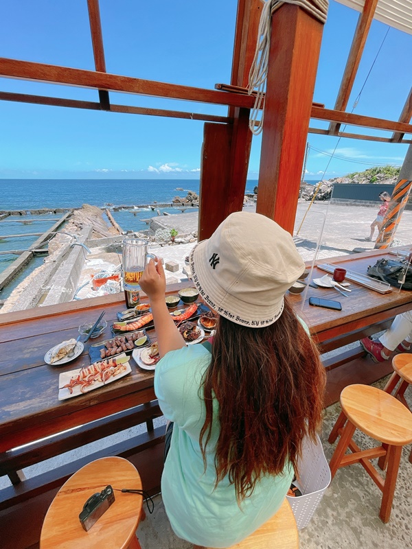 92k週末食堂｜台版沖繩海鮮無敵海景餐廳,IG爆紅網美北海岸咖啡廳!