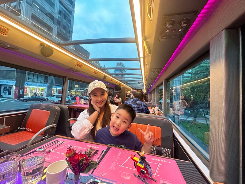 台北雙層餐車Taipei Dining Car｜繞台北,在車上吃東西好玩嗎?心得價位分享