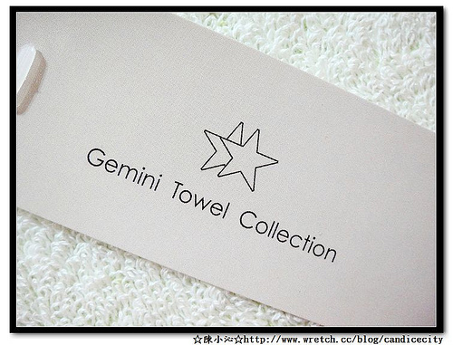《試用》Gemini双星毛巾